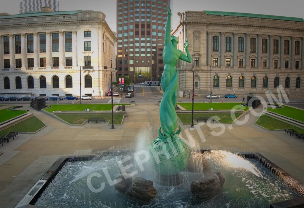 Fountain of Eternal Life in Cleveland, Ohio Print